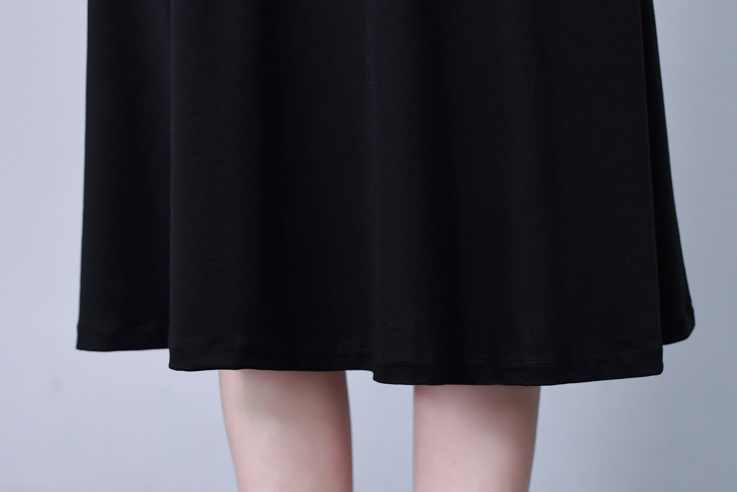 Women's Tie V-Neck Short Sleeve Pocket Midi Dress - LAI MENG FIVE CATS