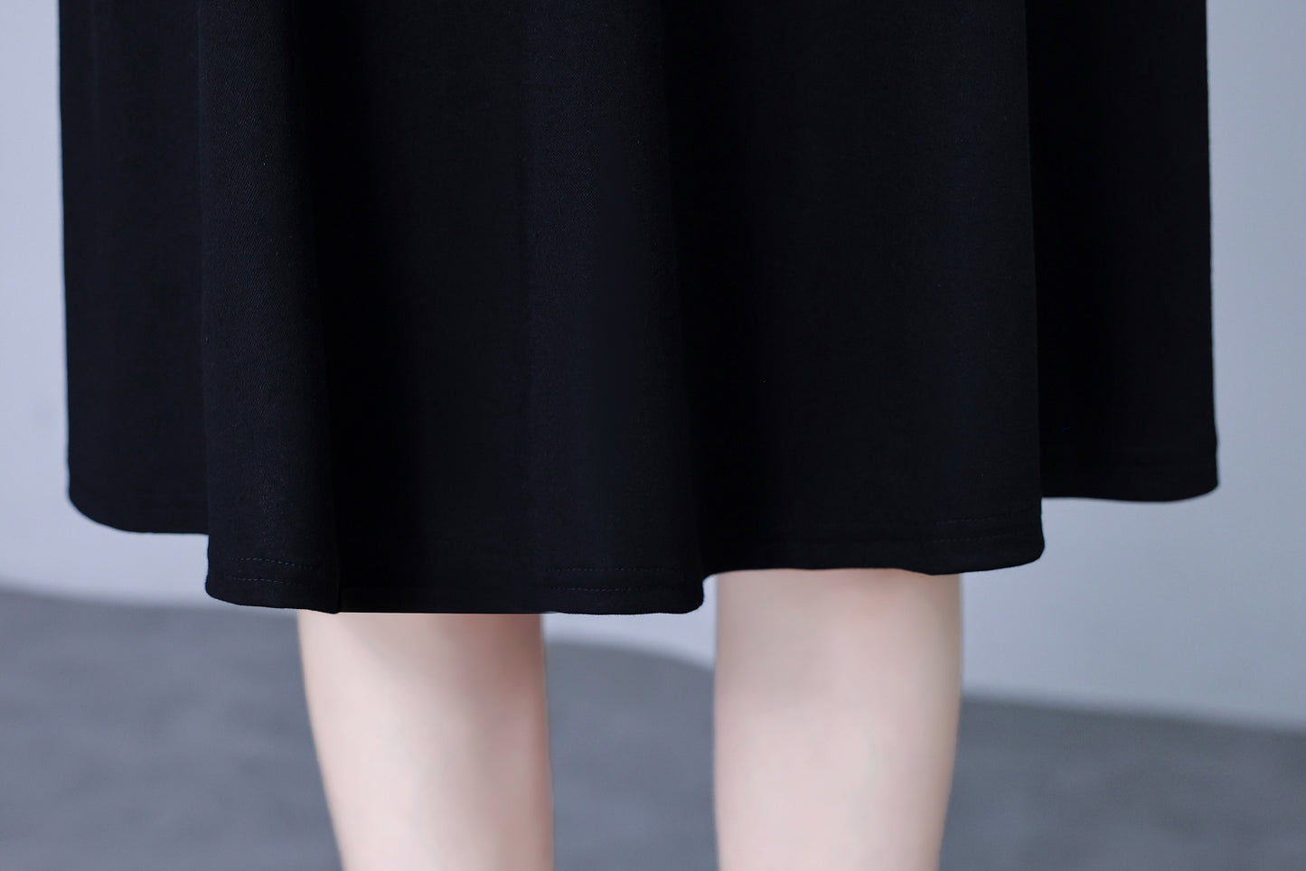 Women's Tie V-Neck Short Sleeve Pocket Midi Dress