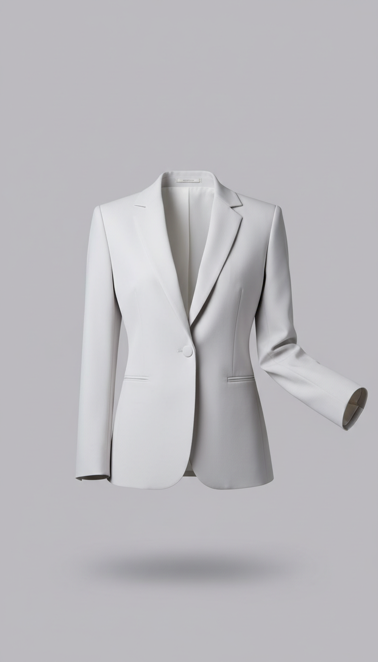 Porcelain Mist Tailored Blazer