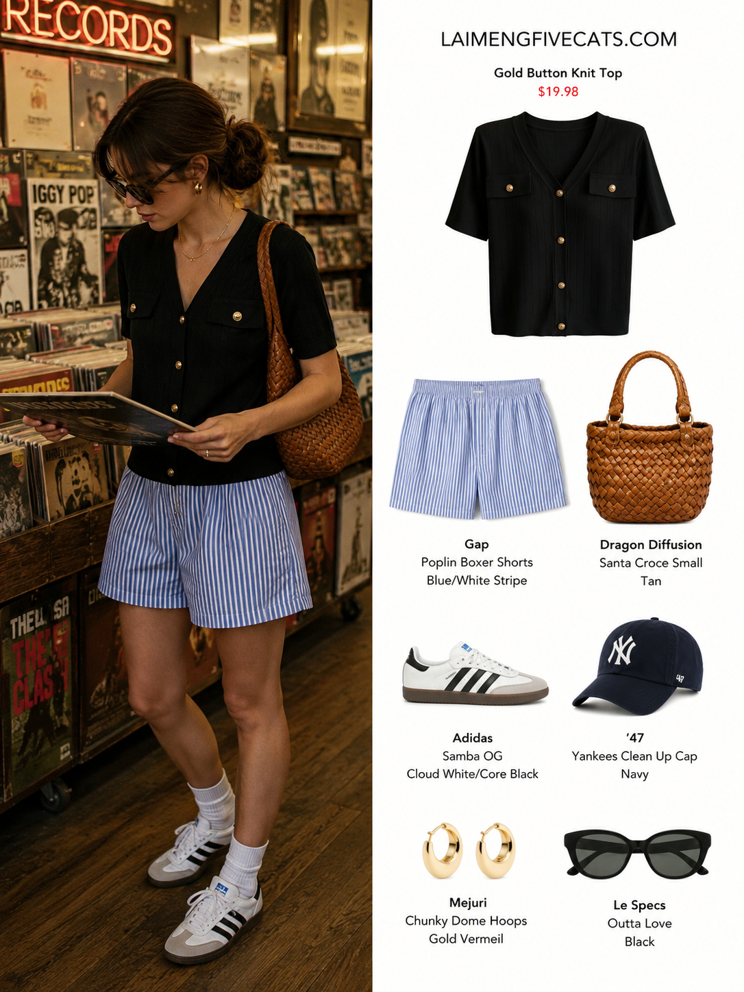 Button Knit Top – Lightweight Summer Cardigan