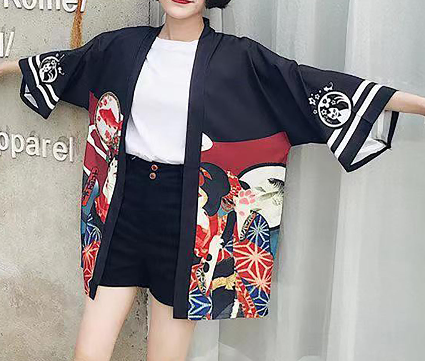 K10-Kimono Cardigan Cute Tops