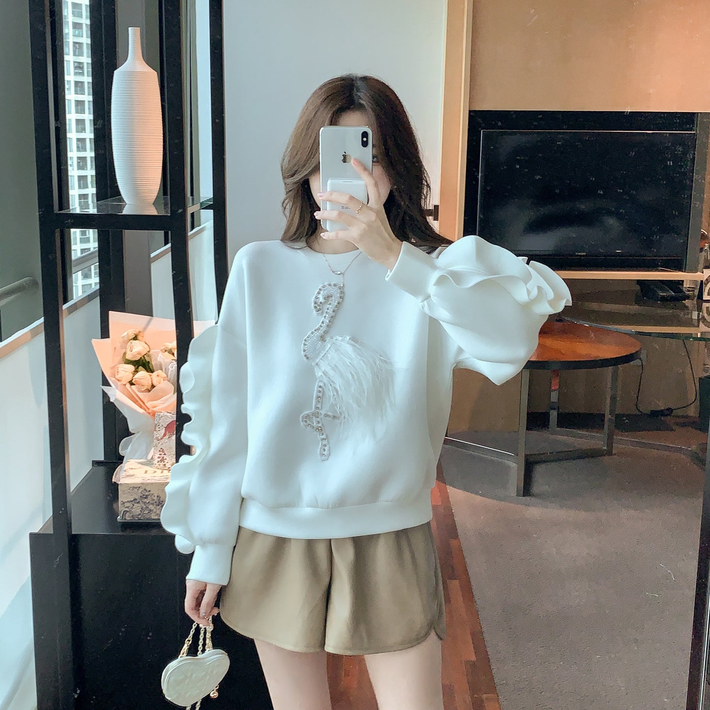 Women's Oversized Sweatshirts Hoodies Pullover Top