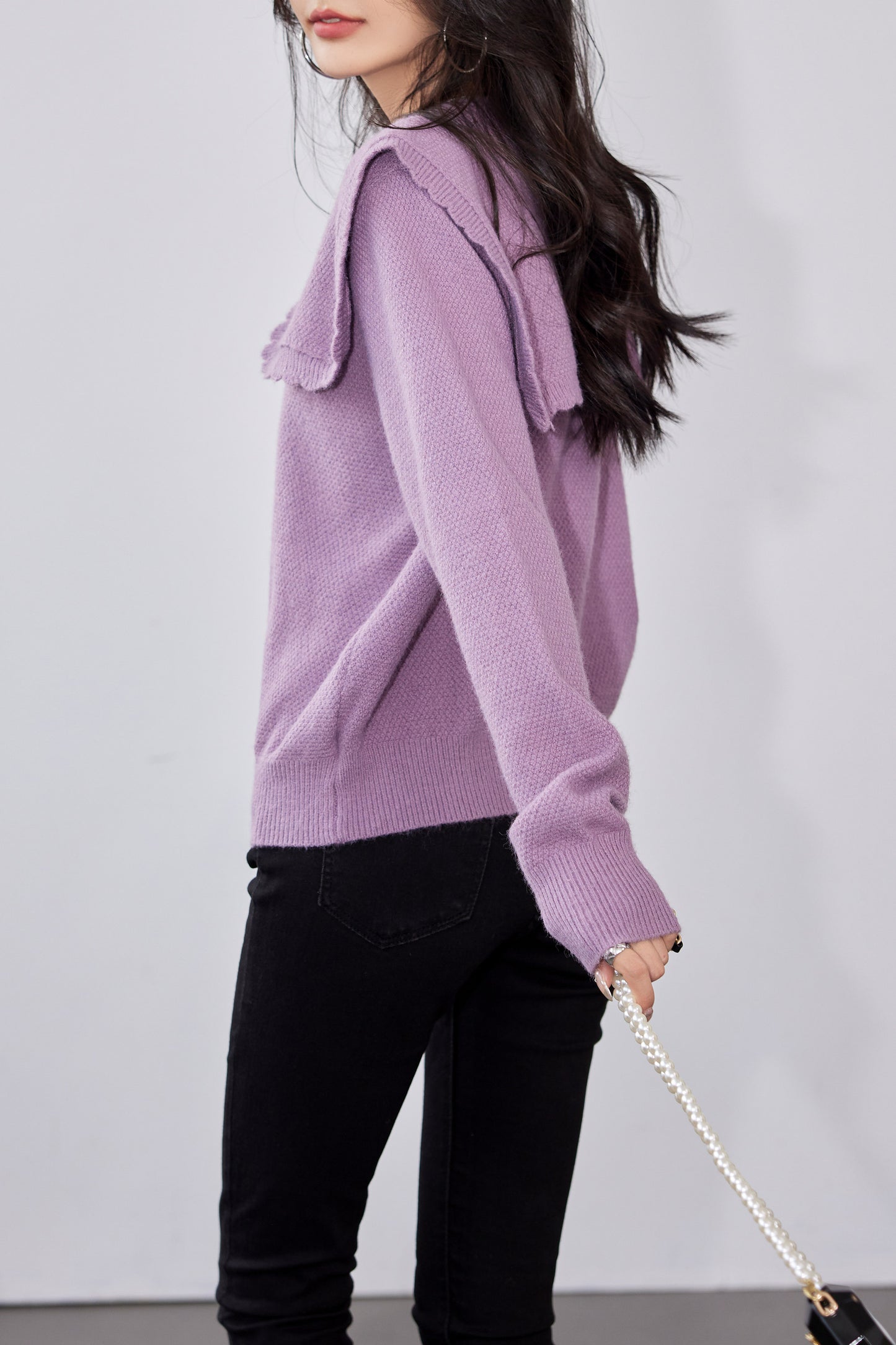 Women's Vintage Knit Casual Tunic Top