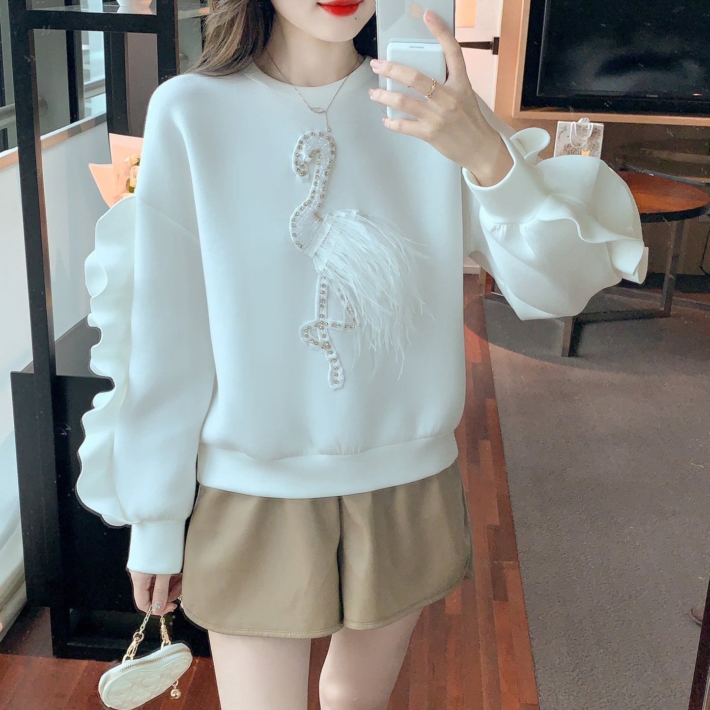 Women's Oversized Sweatshirts Hoodies Pullover Top
