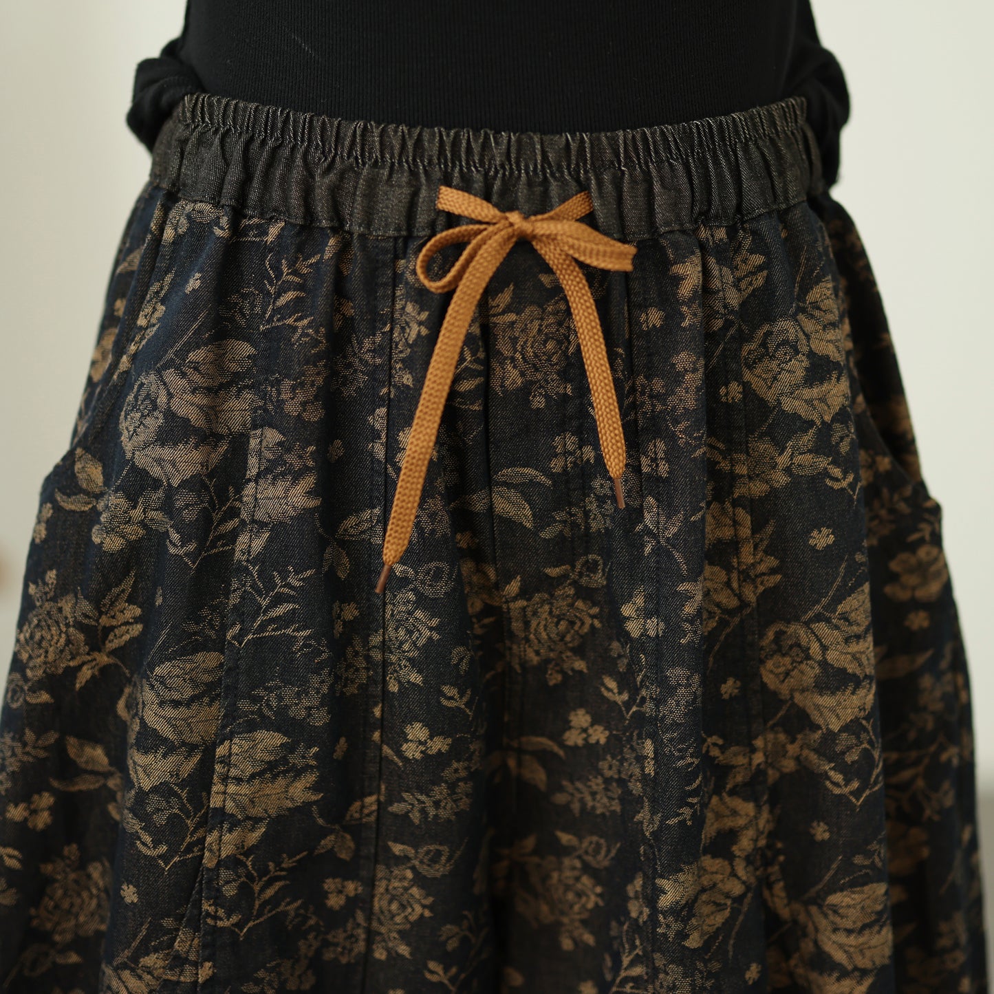Women's Harem Jeans Drawstring Waist Print Pants
