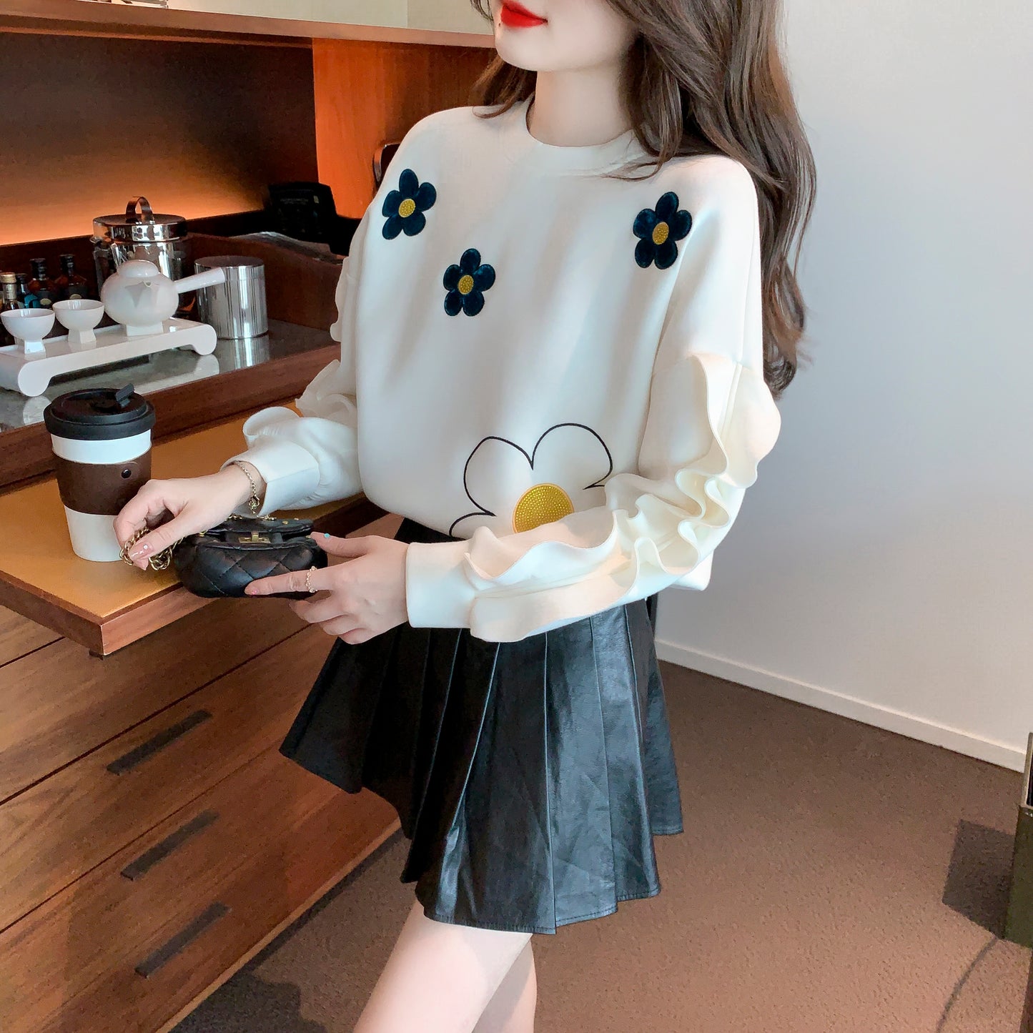 Women's Oversized Sweatshirts Hoodies Pullover Top