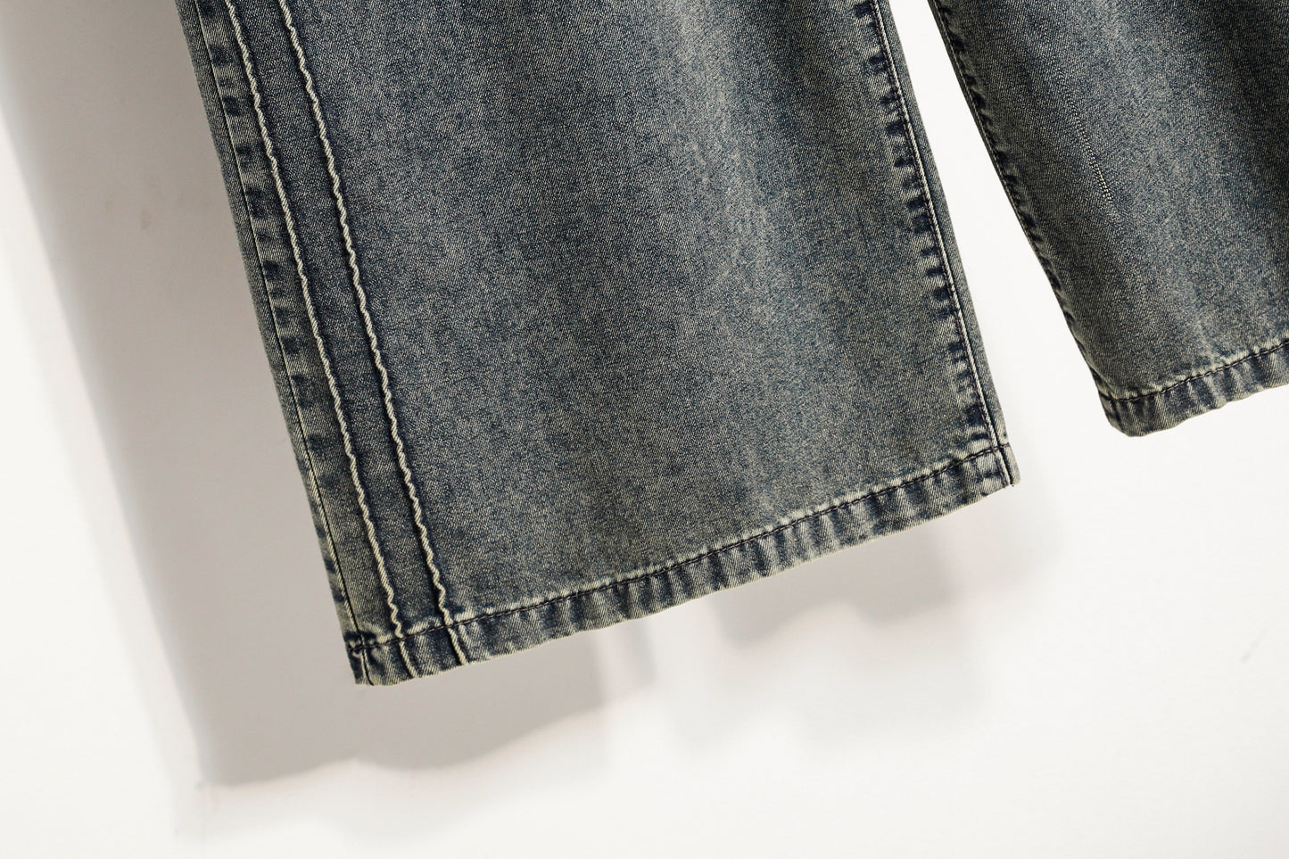 26-Women's Baggy Jeans Elastic Waist Loose Denim Pants