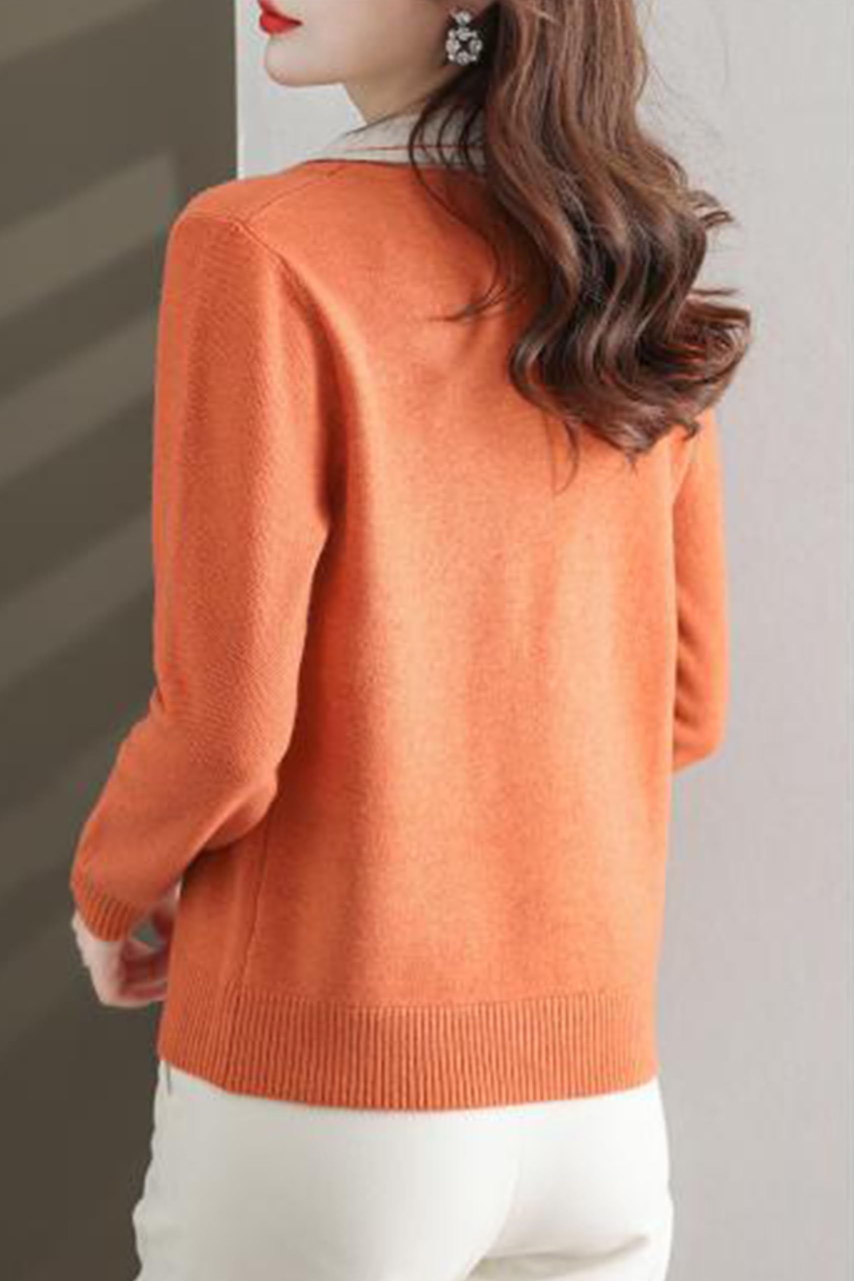 Collar Shirt V-Neck Patchwork Blouse Top - LAI MENG FIVE CATS