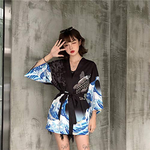 Japanese Kimono Cardigan - LAI MENG FIVE CATS