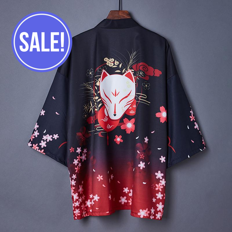 Japanese Kimono Cardigan - LAI MENG FIVE CATS