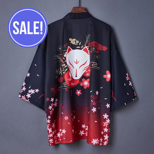 Japanese Kimono Cardigan - LAI MENG FIVE CATS