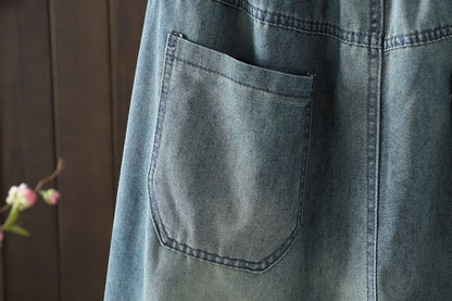 Women's Baggy Jeans Harem Pants Barrel Denim