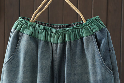 Women's Baggy Jeans Harem Pants Barrel Denim