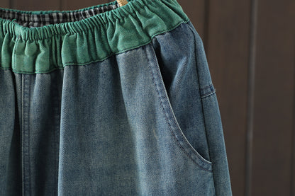 Women's Baggy Jeans Harem Pants Barrel Denim