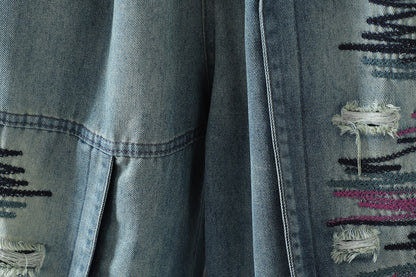 Women's Baggy Jeans Harem Pants Barrel Denim