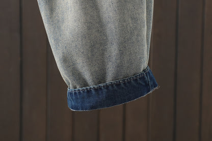 Women Jeans Denim Loose Elastic Waist Pant