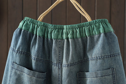 Women's Baggy Jeans Harem Pants Barrel Denim