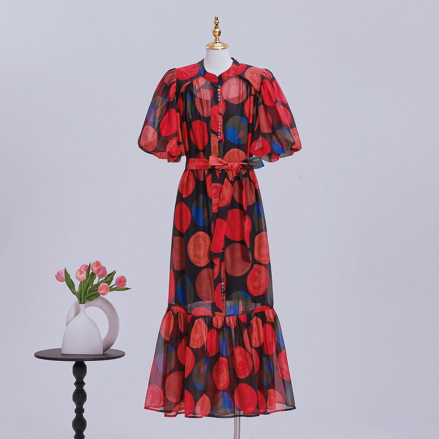 Effortless Elegance Floral Summer Maxi Dress - LAI MENG FIVE CATS