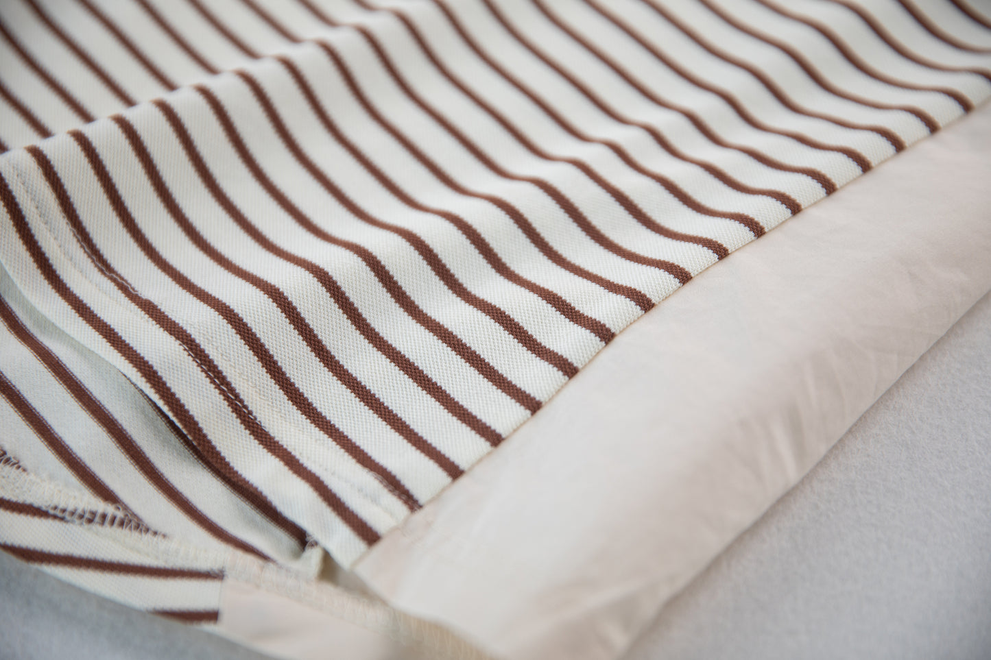 Women's Stripe Short Sleeve Patchwork Blouse