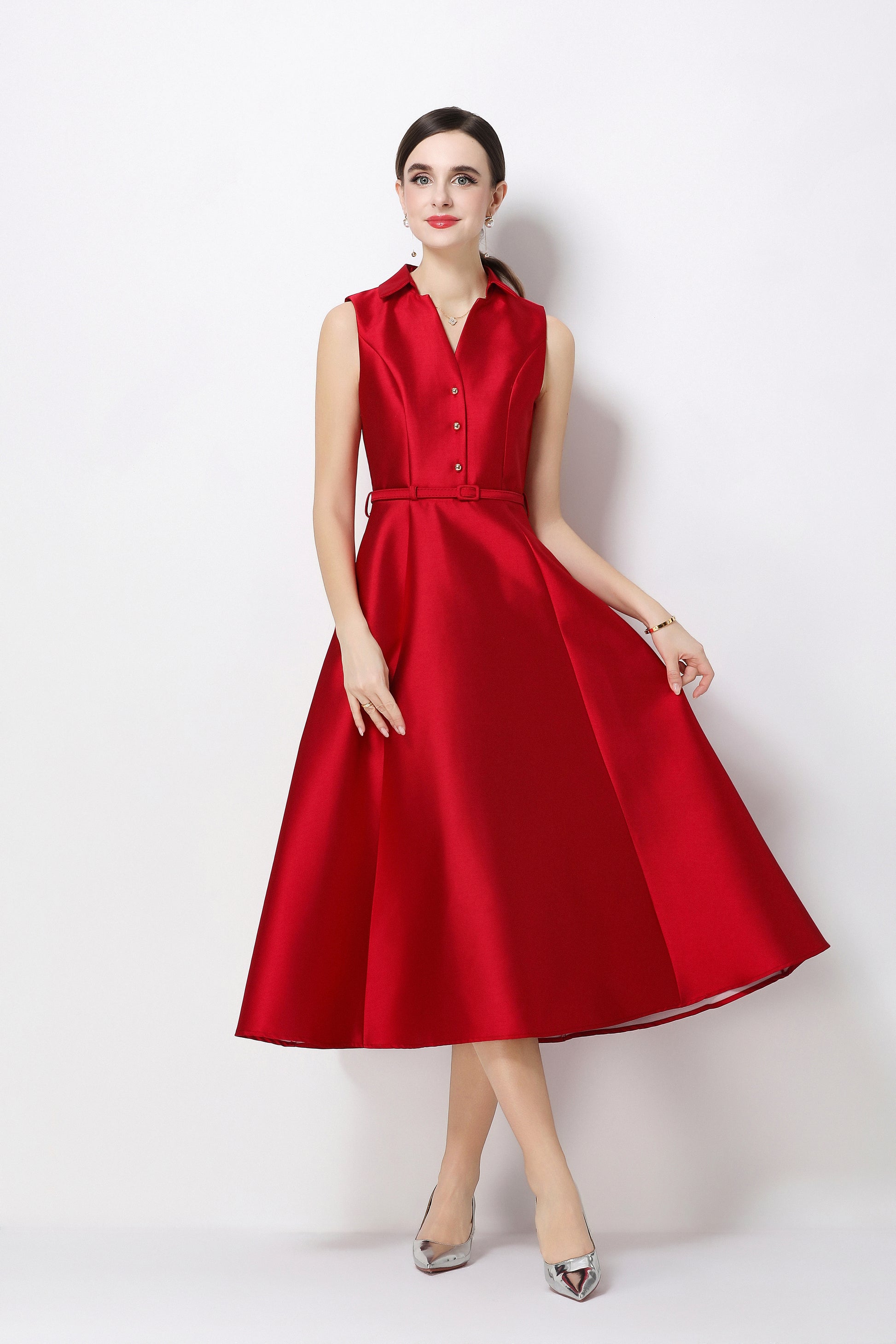 open lace back dress Amazon.com: SIBONEY Women's Fit-and-Flare A-Line Dress Sleeveless Midi Dress  for Party Red, Small : Clothing, Shoes & Jewelry