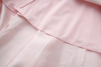 Women's Tie-neck Pleated Top Satin Gilded Party Long Dress - LAI MENG FIVE CATS