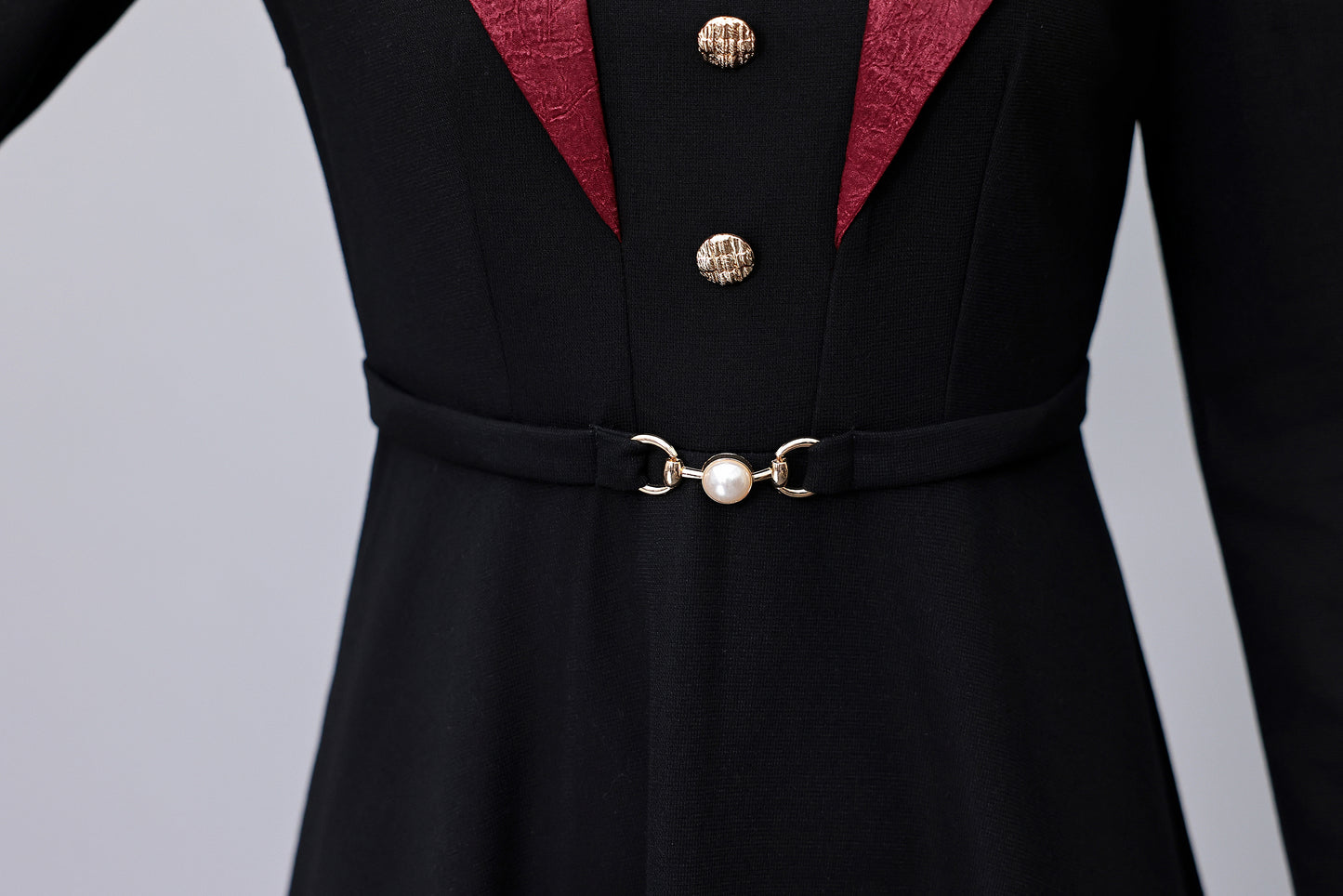 Women's Long Sleeve Pocket Work Office Suit Dress