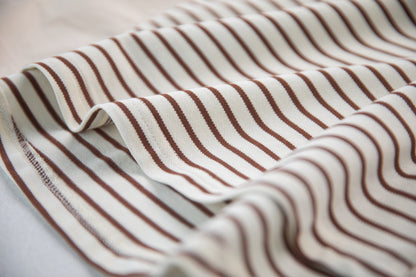 Women's Stripe Short Sleeve Patchwork Blouse