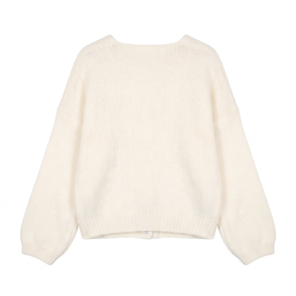 28731 Bow Detail Cable Knit Sweater – Pink & Apricot