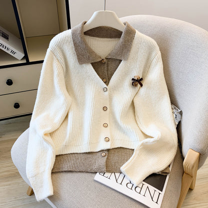 Women's Sweater Cardigan Knit Long Sleeve Button Outfits