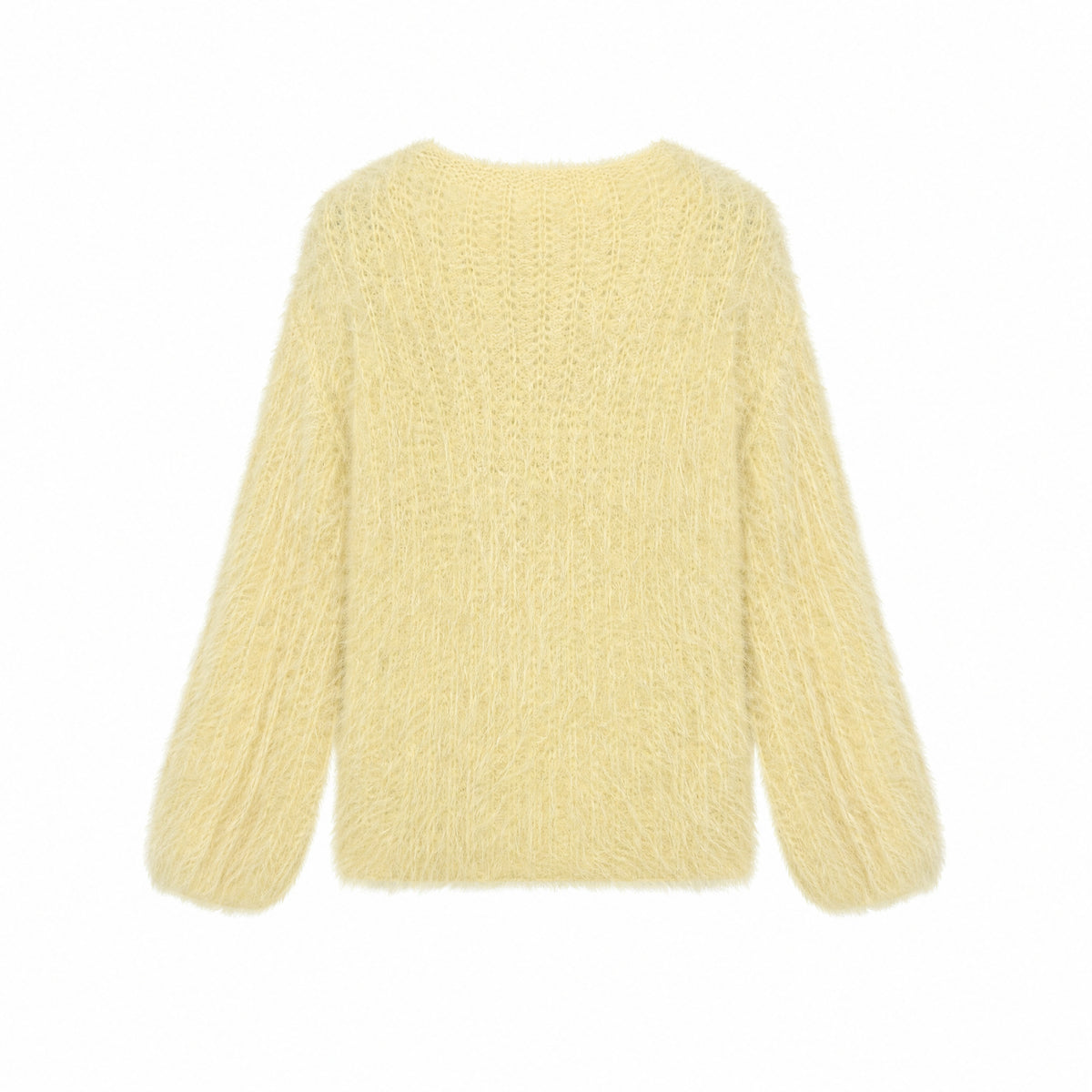 28685 Floral Embellished Cozy Knit Sweater – Soft Pink, Lavender & Butter Yellow