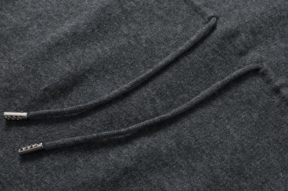 Women's Wool Sweater Drawstring Waist Print Knit Midi Dress