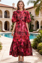 Effortless Elegance Floral Summer Maxi Dress - LAI MENG FIVE CATS