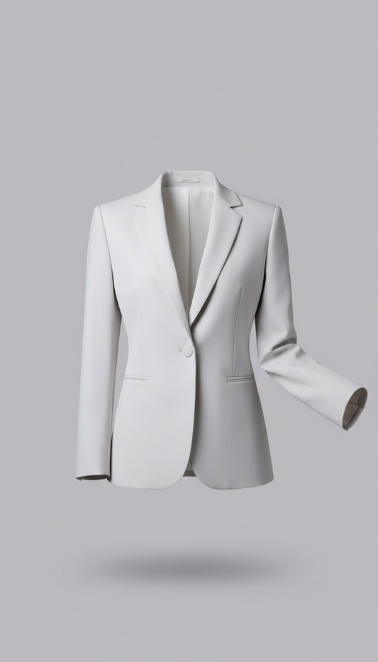 Porcelain Mist Tailored Blazer