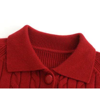 Women's Cable Knit Cardigan Open Front Sweater Jacket