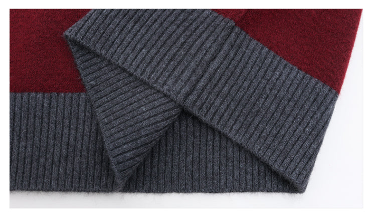 Women's Asymmetrical Lapel Sweaters Knit Pullover Tops