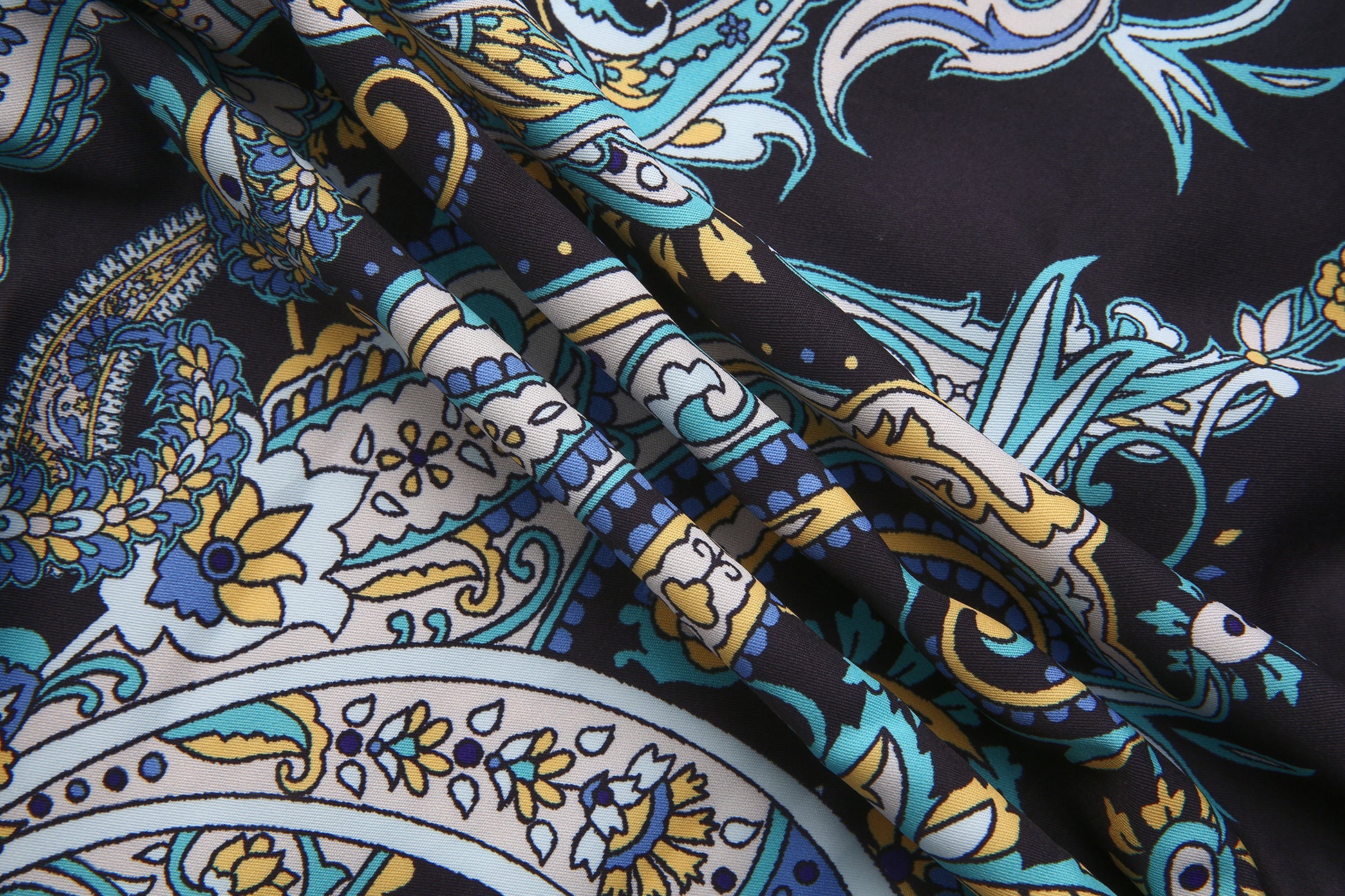 Women's Floral Print V-Neck Sleeveless Maxi Dress - LAI MENG FIVE CATS