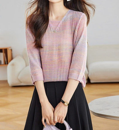 Open-Knit Summer Sweater – Lightweight Coastal Layer