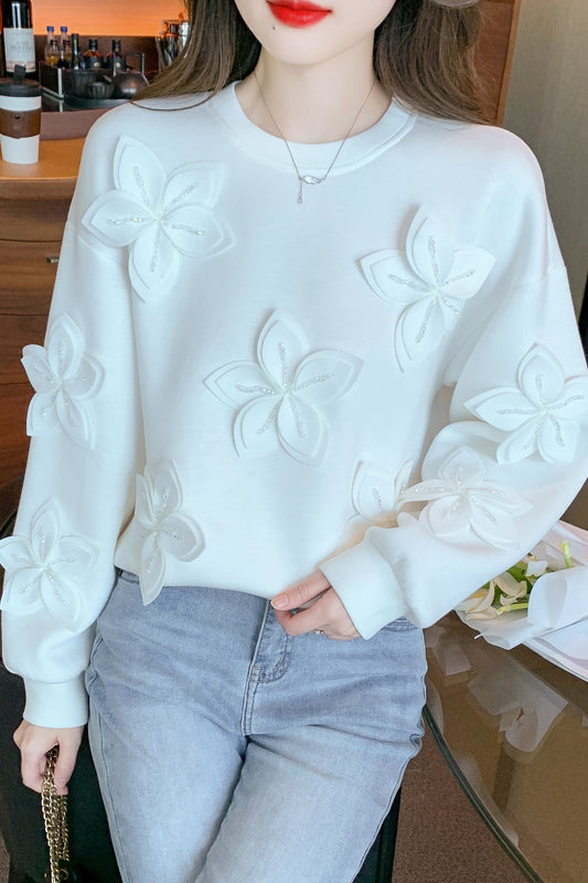 Women's Oversized Sweatshirts Hoodies 3D Floral Outfits
