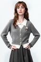 Women's Sweater Cardigan Knit Long Sleeve Button Outfits