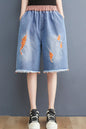 Women's Bermuda Shorts Baggy Jean Denim Shorts - LAI MENG FIVE CATS