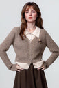 Women's Sweater Cardigan Knit Long Sleeve Button Outfits