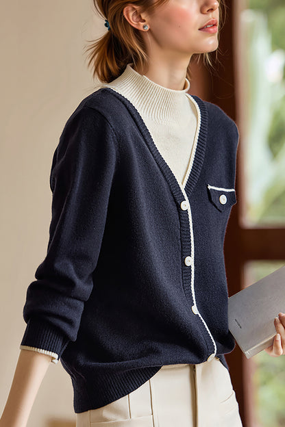 Women's Turtleneck Sweaters 2 in 1 Pullover Knit