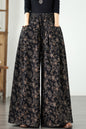 Women's Baggy Jeans Drawstring Elastic Waist Wide Leg