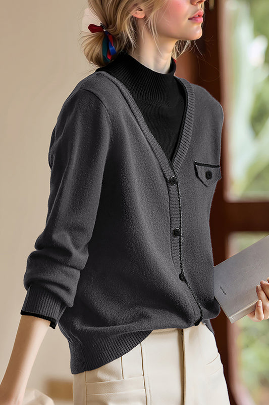 Women's Turtleneck Sweaters 2 in 1 Pullover Knit