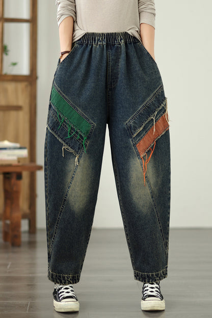 Women's Baggy Jeans Pattern Harem Pants