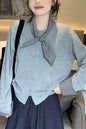 Women's Lightweight Plaid Sweater Cardigan Tops