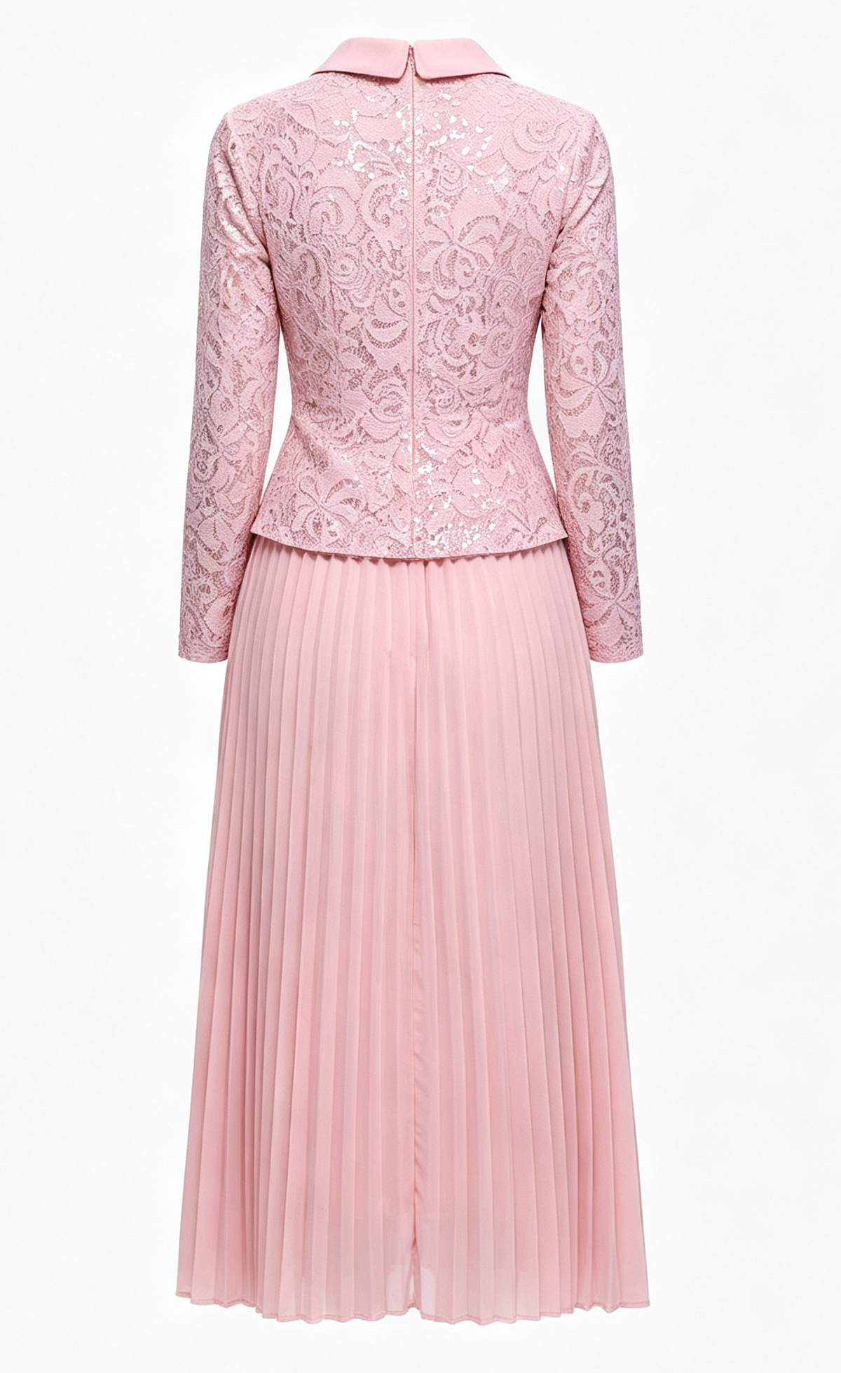 Lace Jacket & Pleated Midi Skirt Set | 3 Colors