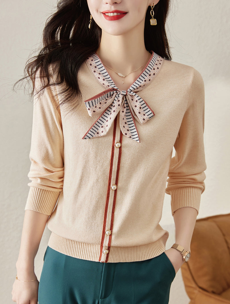 Early Fall Outfit for Women | Soft Lightweight Knit - LAI MENG FIVE CATS