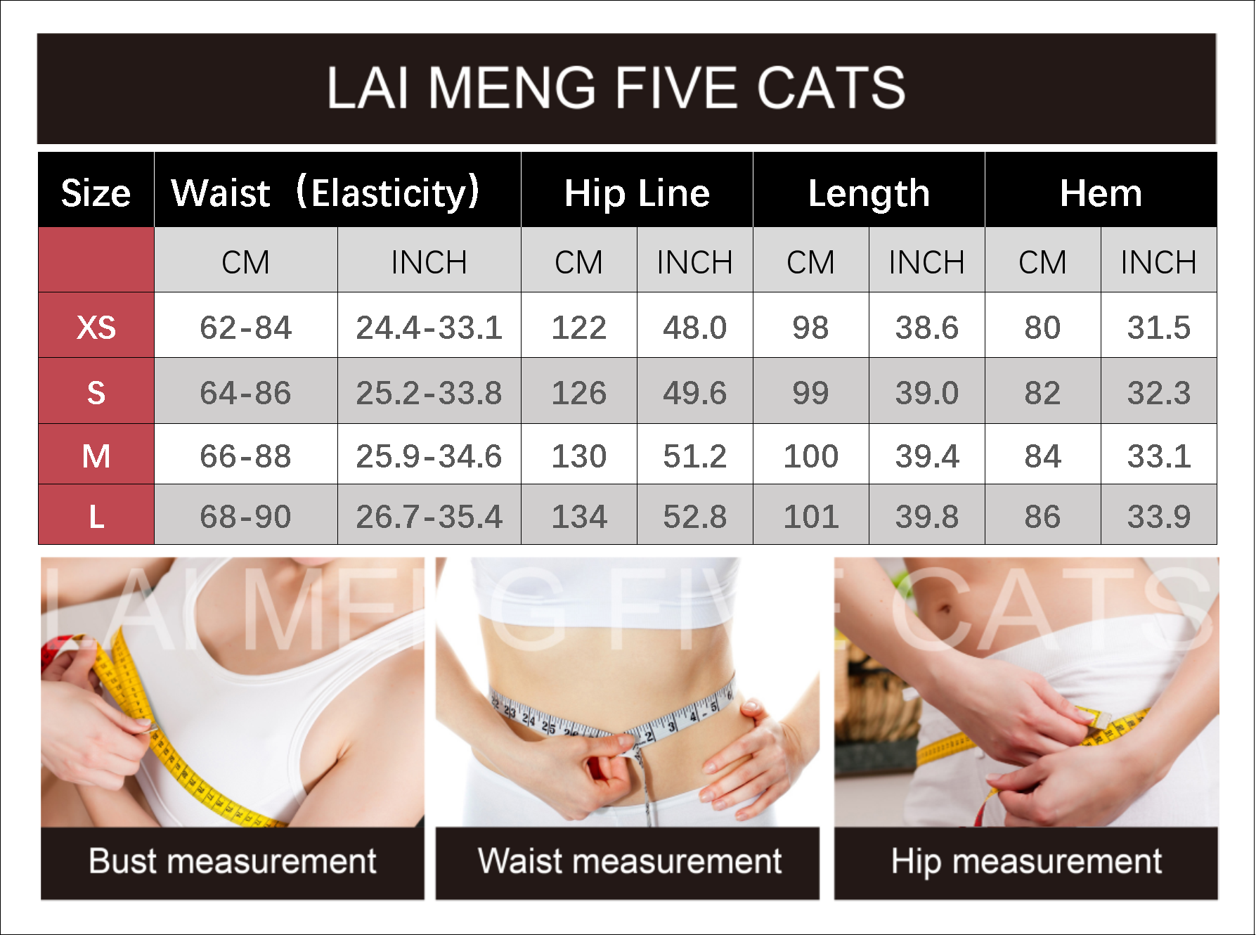 Women's Denim Wide Leg Baggy Jeans Drawstring Waist Pants - LAI MENG FIVE CATS