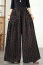 Women's Baggy Jeans Drawstring Elastic Waist Wide Leg